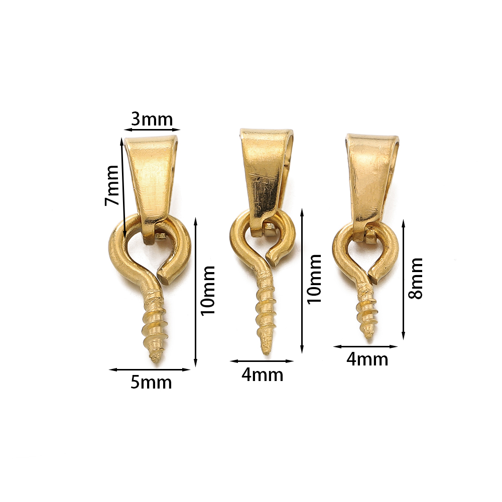 20pcs Stainless Steel Screw Ey - Jewelry Making Looper Tool review and price