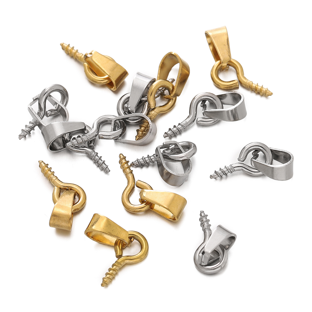 20pcs Stainless Steel Screw Ey - Jewelry Making Looper Tool review and price
