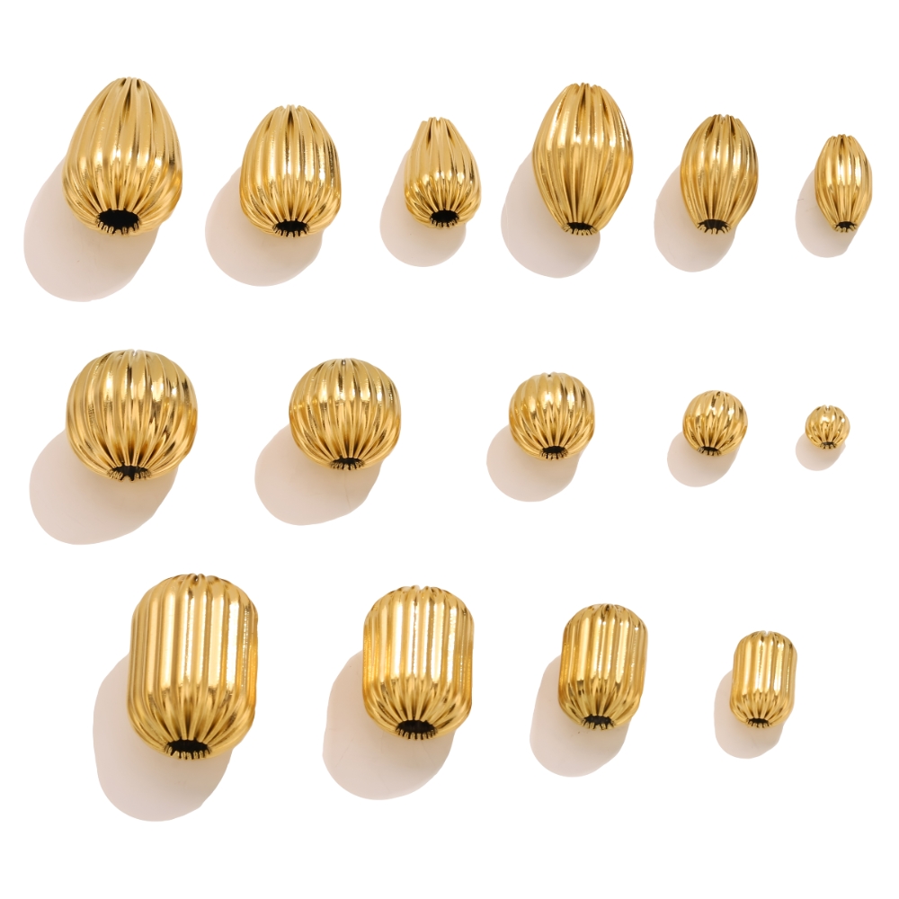 5PCS Stainless Steel 18K Gold  - Jewelry Making Supplies Wholesale review and price