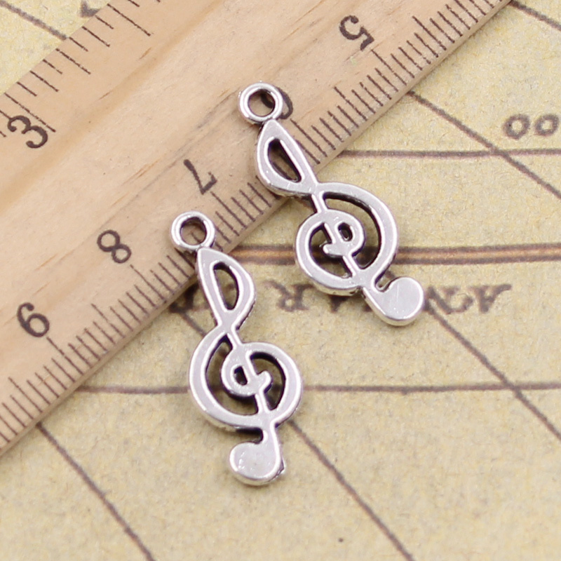 40pcs Charms Musical Note 26x1 - Jewelry Making Notes review and price