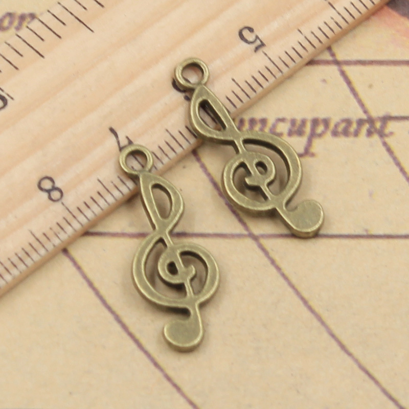 40pcs Charms Musical Note 26x1 - Jewelry Making Notes review and price