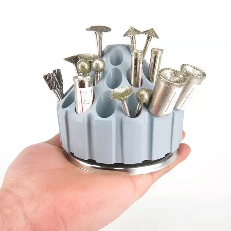 360 Rotating Drill Bit Storage - Jewelry Making Rotary Tool review and price