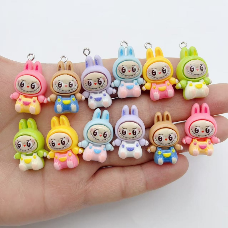 10Pcs Kawaii Rabbit Strawberry - Jewelry Making Earrings review and price