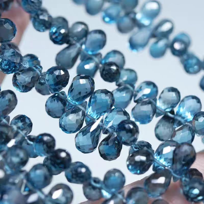 6A London blue Topaz drop face - Jewelry Making In London review and price