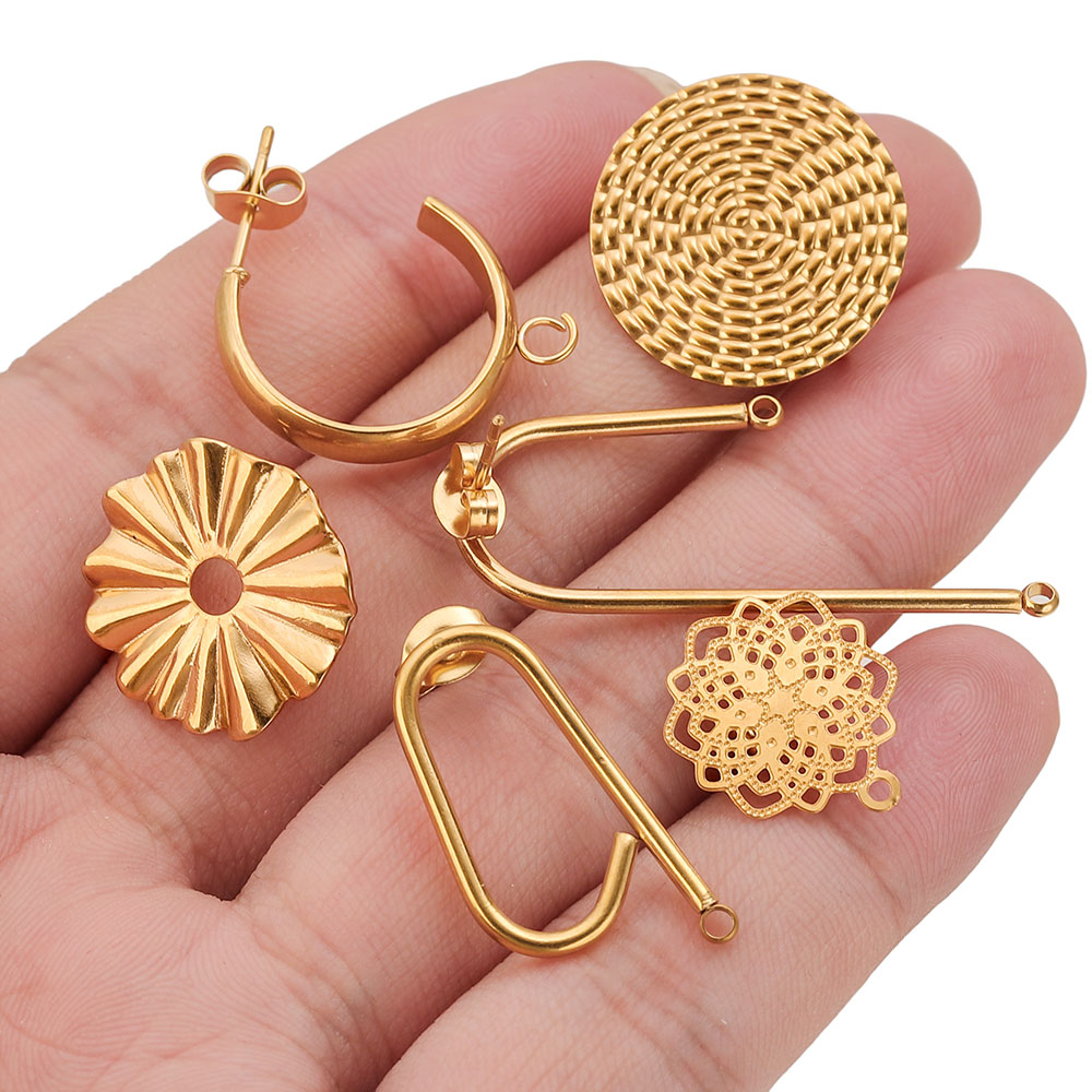 10pcs Stainless Steel Earrings - Jewelry Making Supplies Wholesale review and price