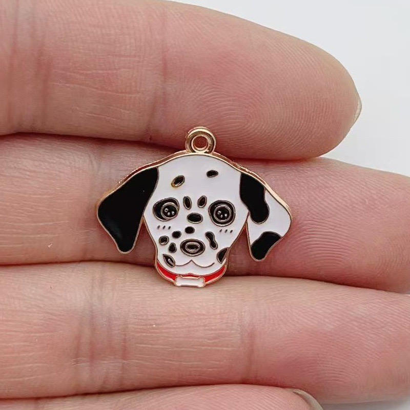 12pcs cartoon pet spotted dog  - Jewelry Making Earrings review and price