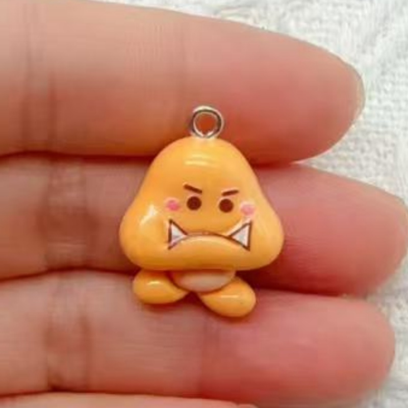10pcs resin cartoon pendant, D - Jewelry Making Earrings review and price