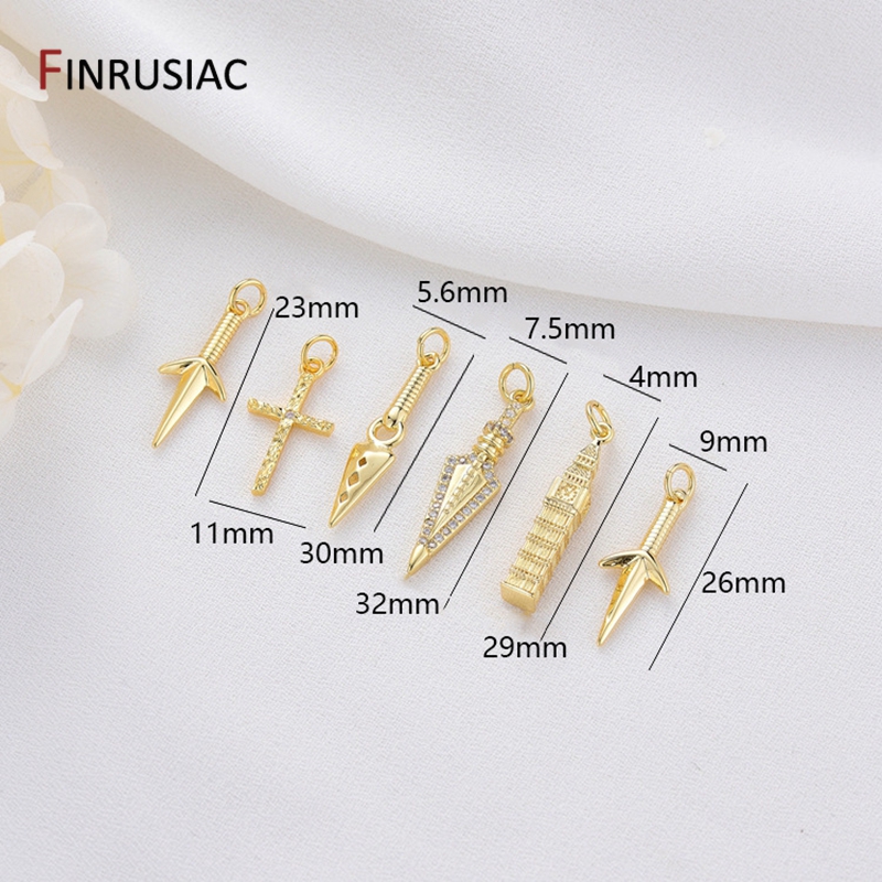 14K Gold Plated Brass Cross/Lo - Jewelry Making In London review and price
