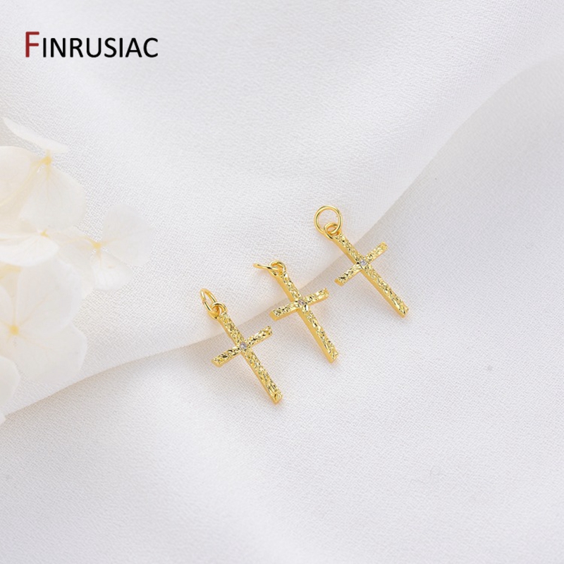 14K Gold Plated Brass Cross/Lo - Jewelry Making In London review and price