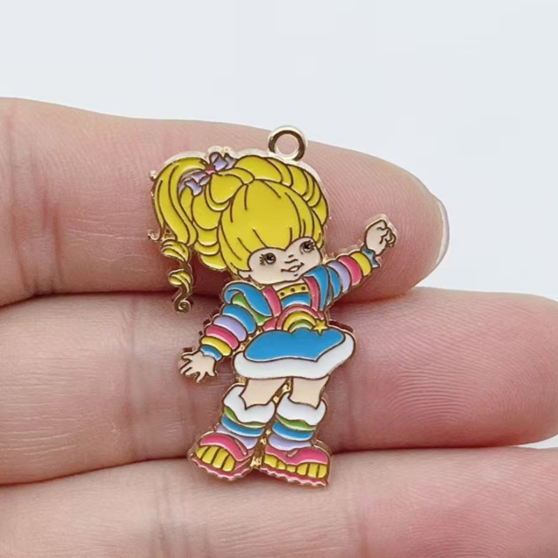 10pcs Cute Little Girl Enamel  - Jewelry Making Earrings review and price