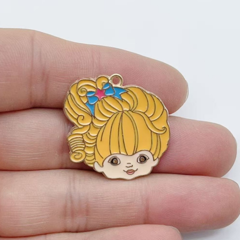 10pcs Cute Little Girl Enamel  - Jewelry Making Earrings review and price