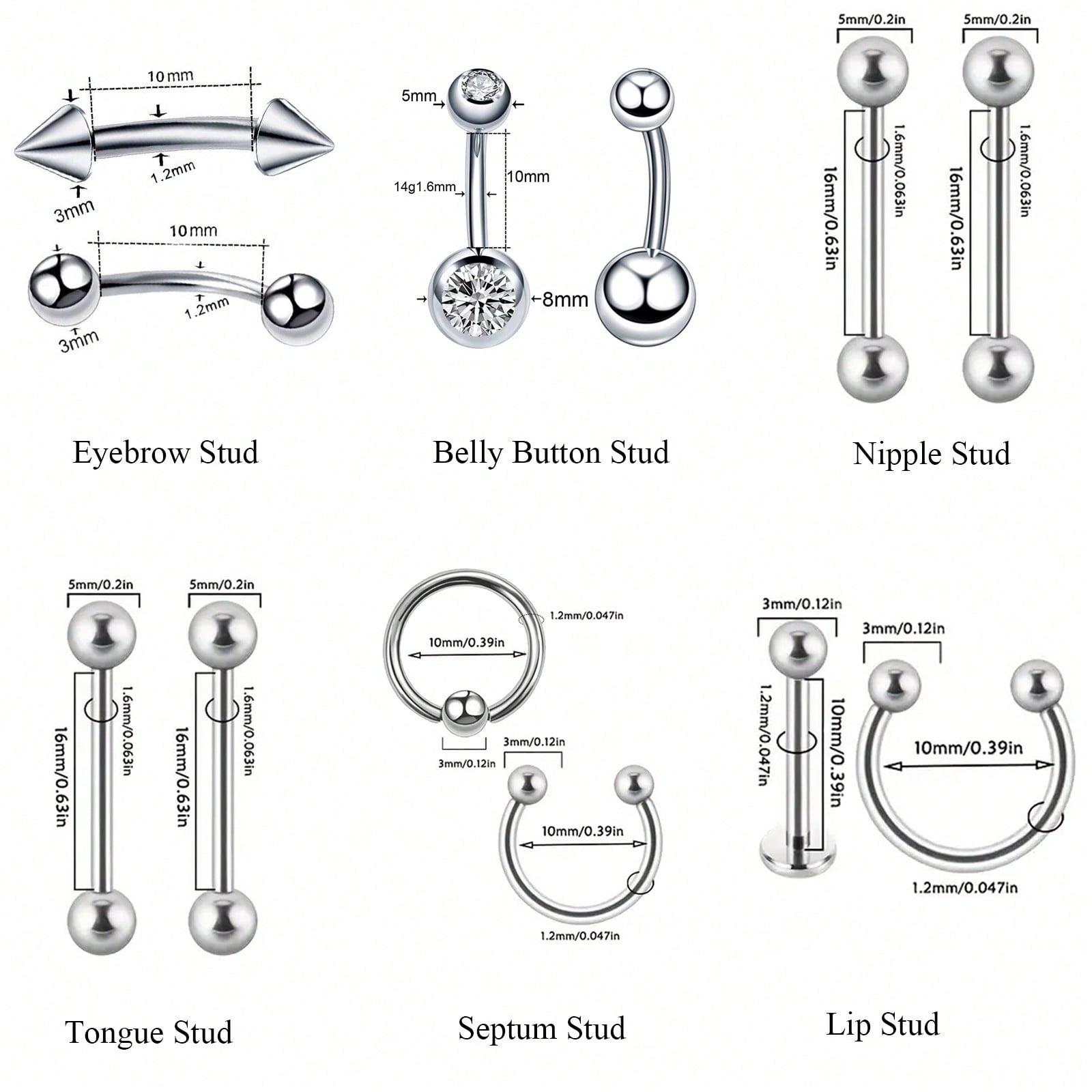 4pcs/Sets Professional Body Pi - Jewelry Making Kit Professional review and price