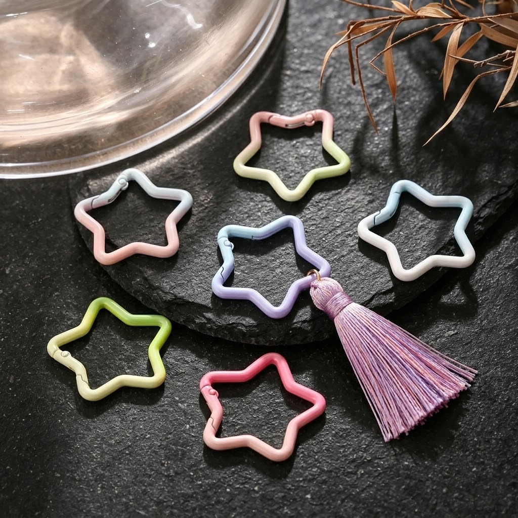 5PCS Gradient Star Shape Sprin - Jewelry Making Basics review and price