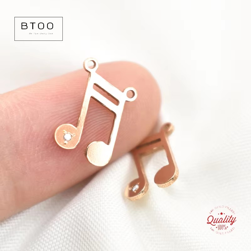 Musical Note Charm Pendant Tar - Jewelry Making Notes review and price